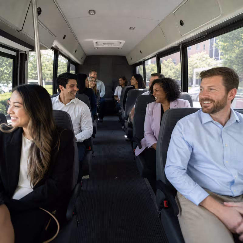 Black Mercedes Sprinter van staged for an Miami Corporate Transportation group