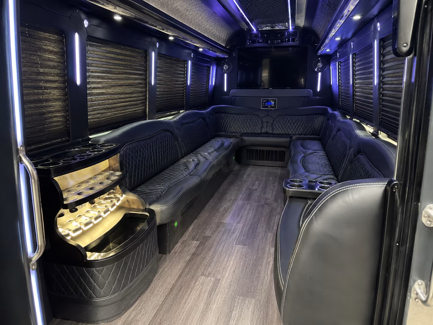 Miami Bachelor & Bachelorette Transportation party bus exterior