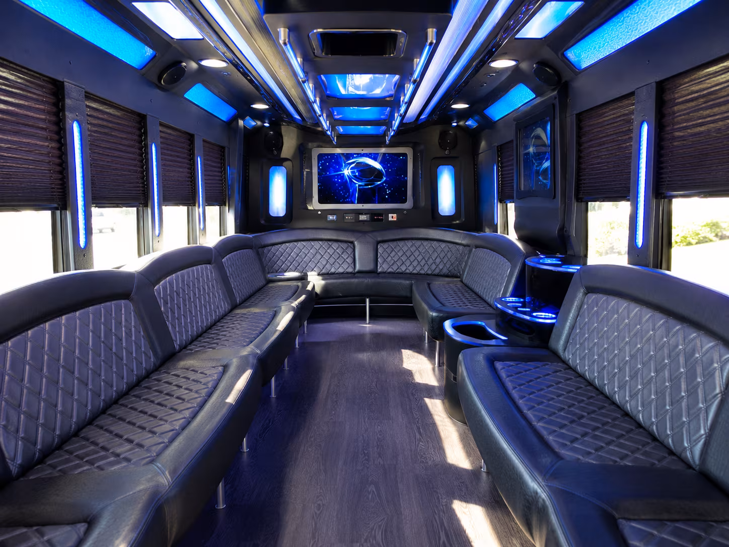 Miami Bachelor & Bachelorette Transportation onboard seating
