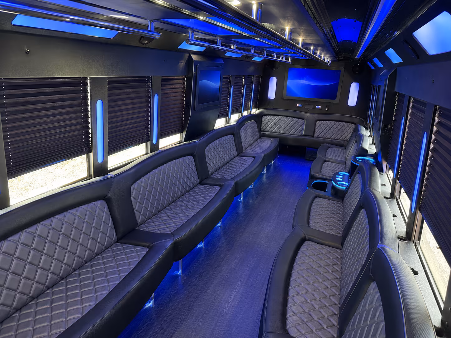 Miami Concert & Music Festival Transportation party bus exterior