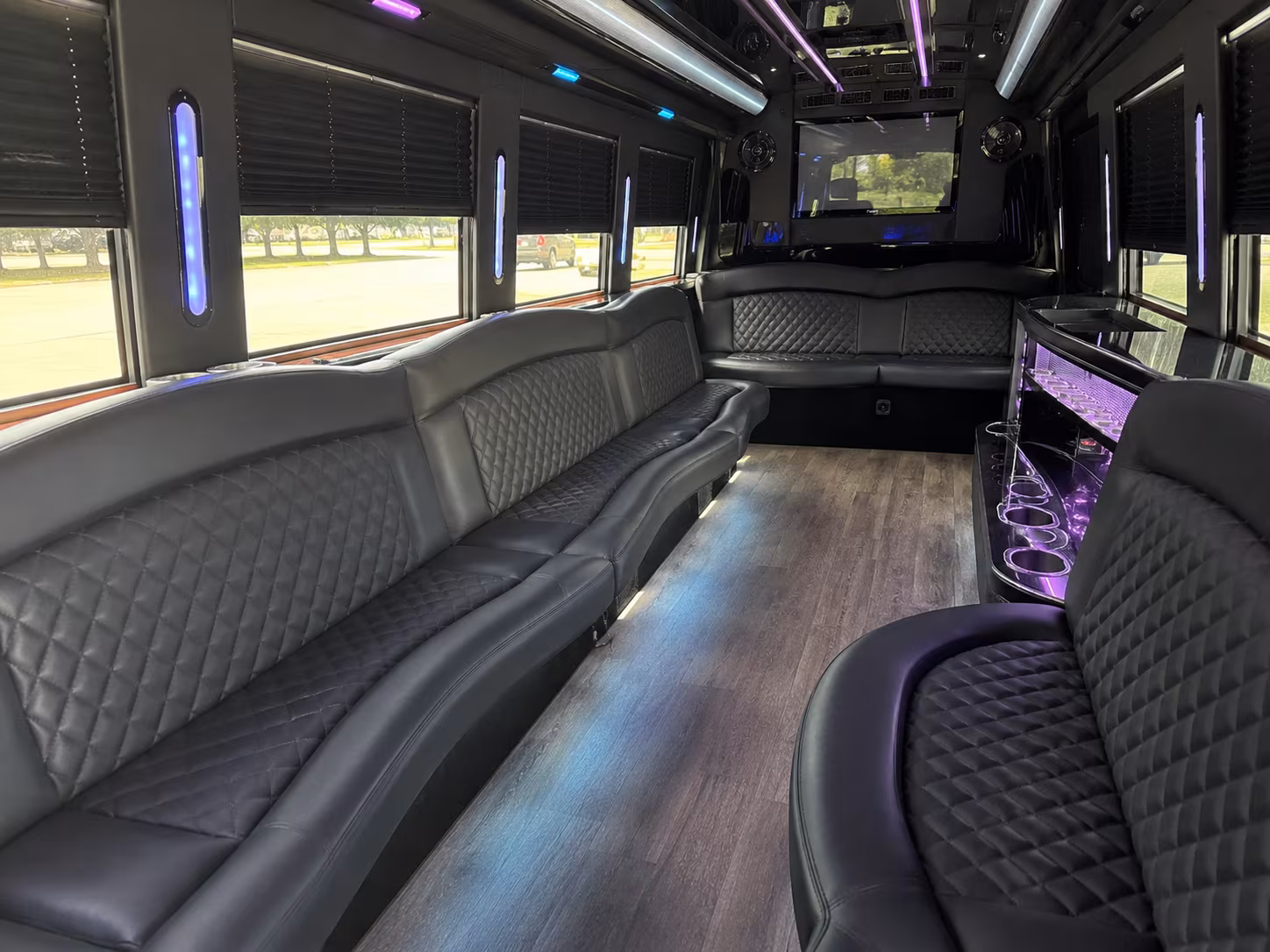 Miami Concert & Music Festival Transportation onboard seating
