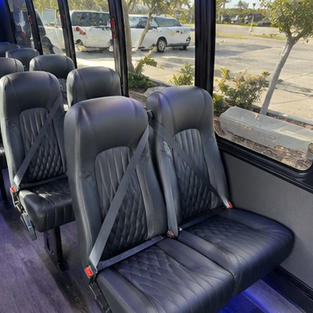 Miami Corporate Transportation onboard seating
