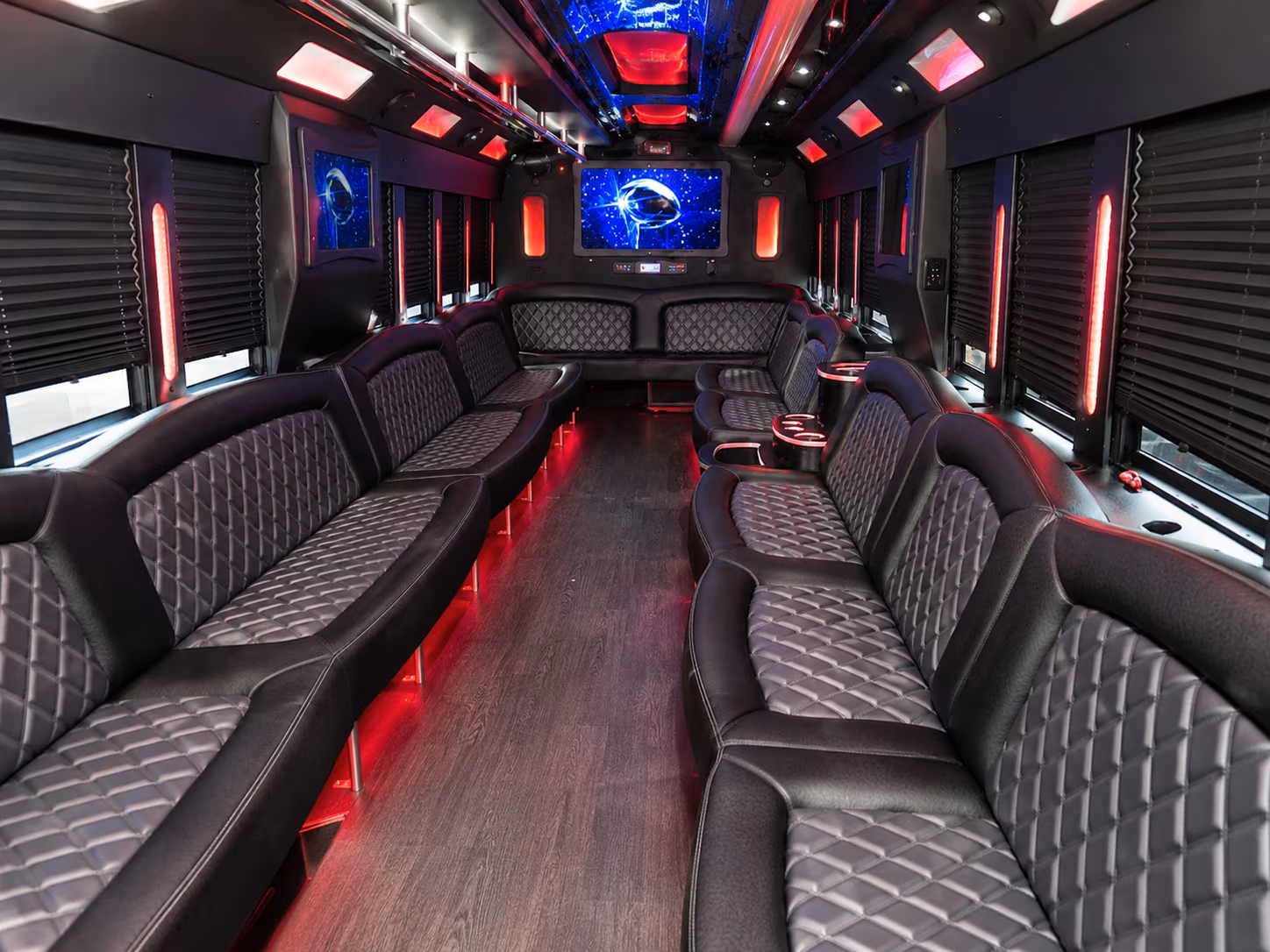 Miami Prom & Homecoming Transportation party bus exterior