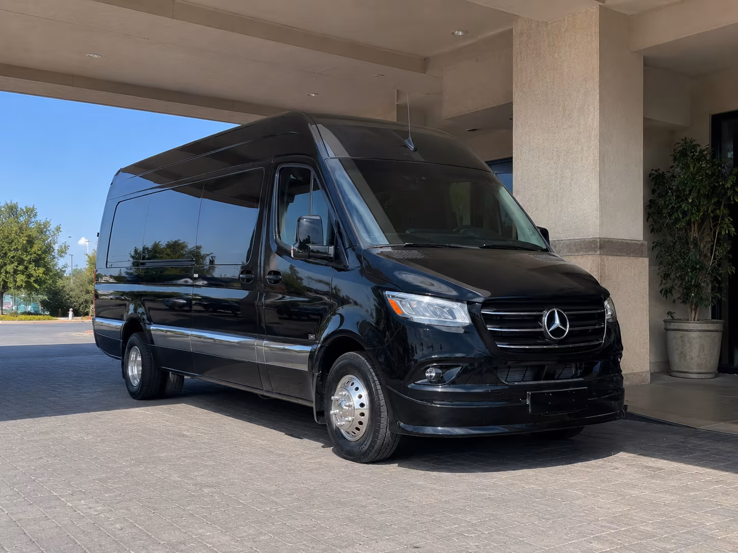 Miami School Event Transportation party bus exterior