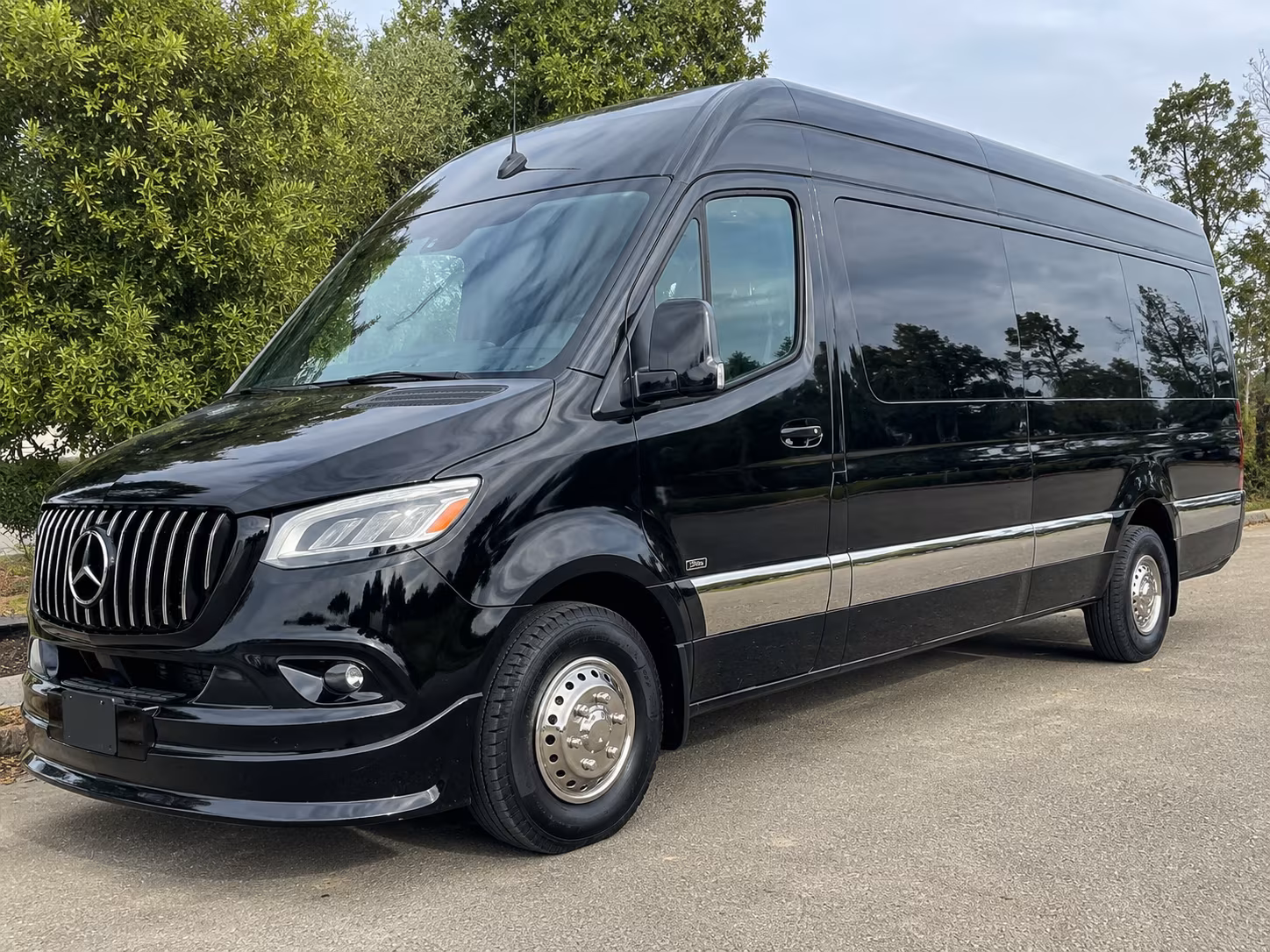 Miami School Event Transportation party bus exterior