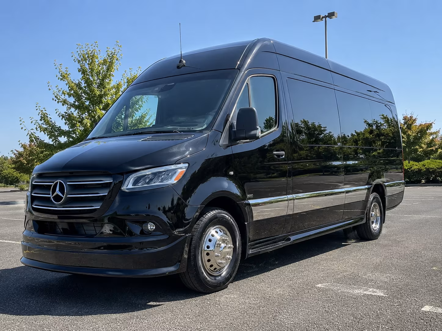 Miami School Event Transportation party bus exterior