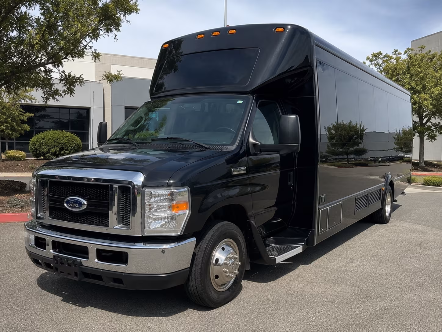 Miami Wedding Transportation party bus exterior