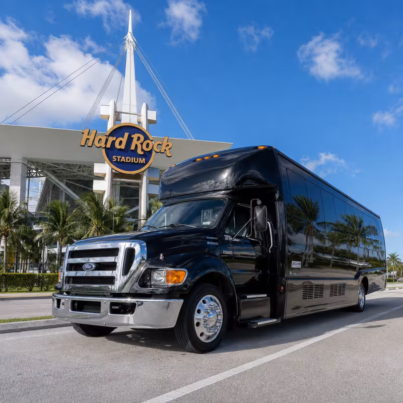North Miami Party Bus Rental
