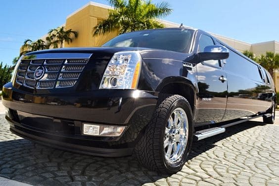Miami Black Escalade Limo