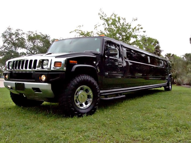 Miami Black Hummer Limo