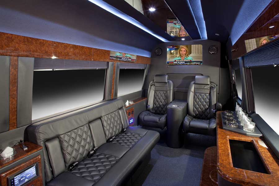 Miami Limo Style Sprinter Bus