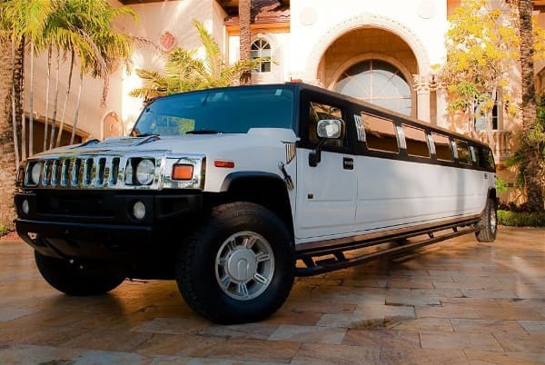 Miami White Hummer Limo